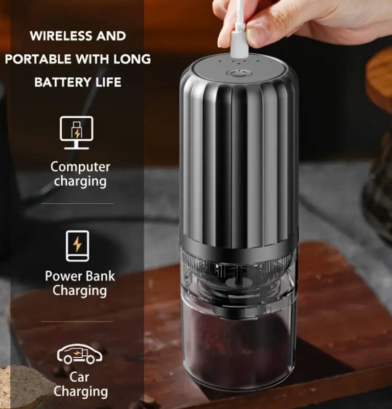 Portable Coffee Grinder - BLACK